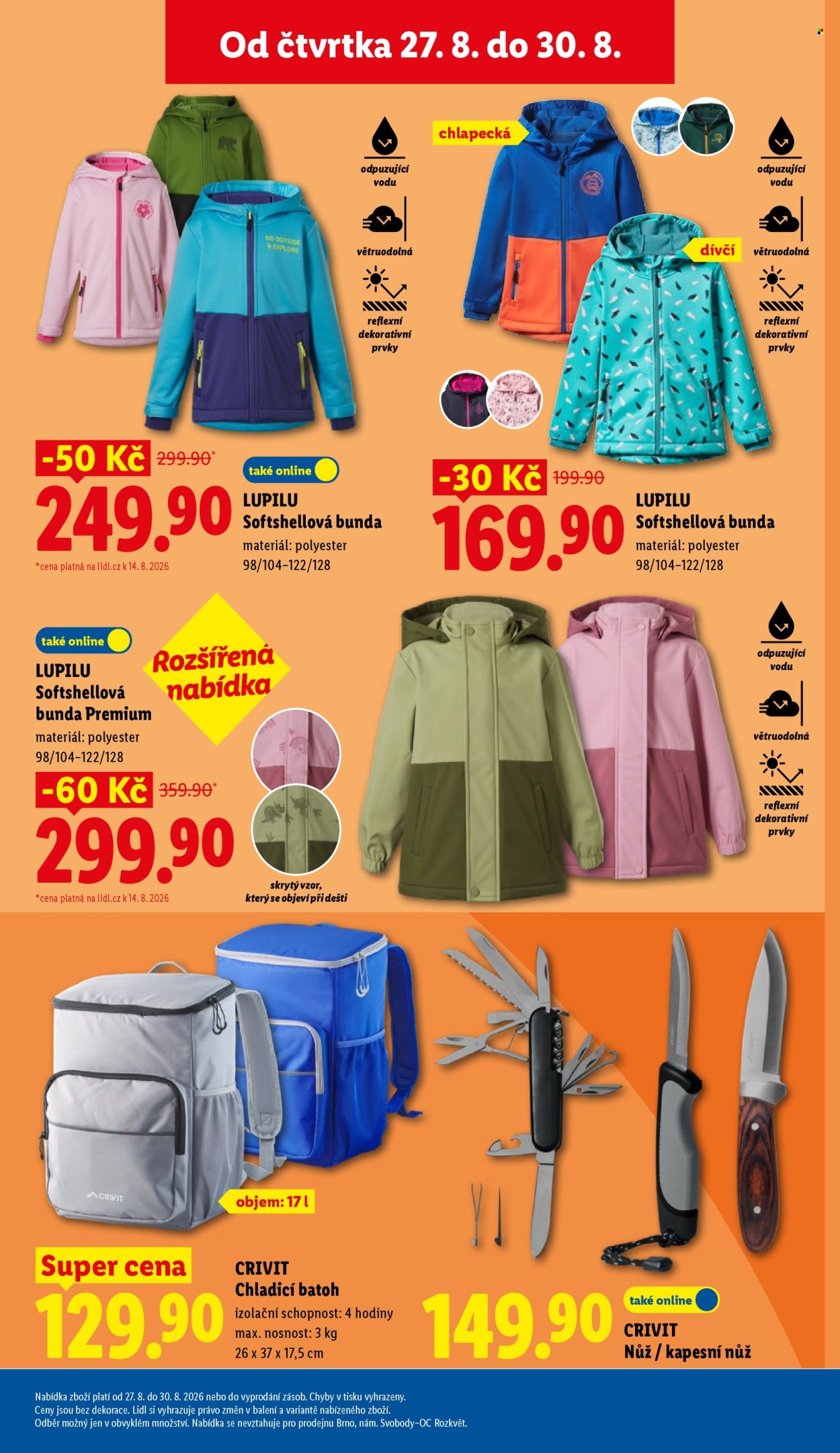 Leták Lidl - 27. 8. 2026 - 30. 8. 2026. Strana 41
