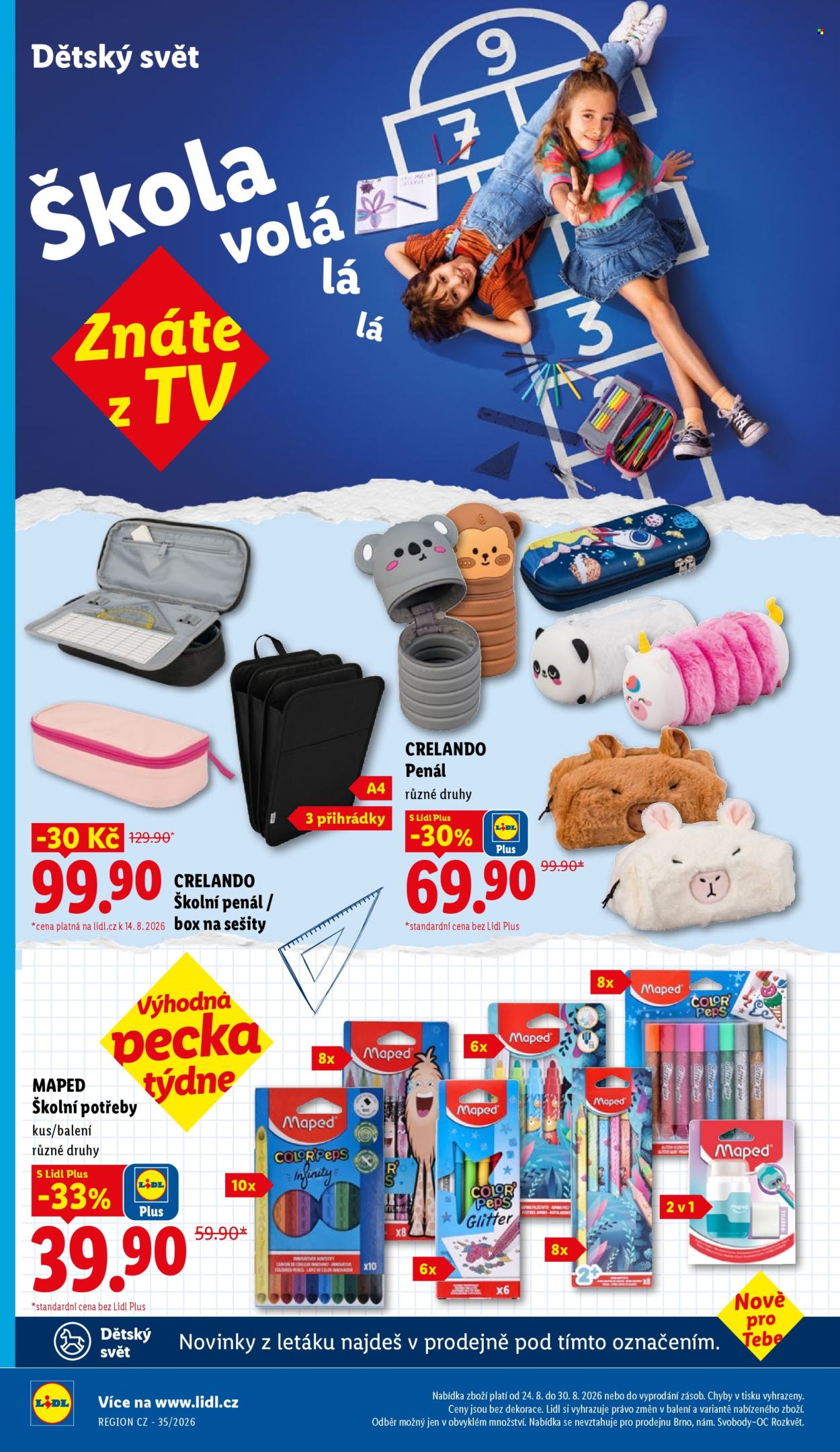 Leták Lidl - 24. 8. 2026 - 30. 8. 2026. Strana 2