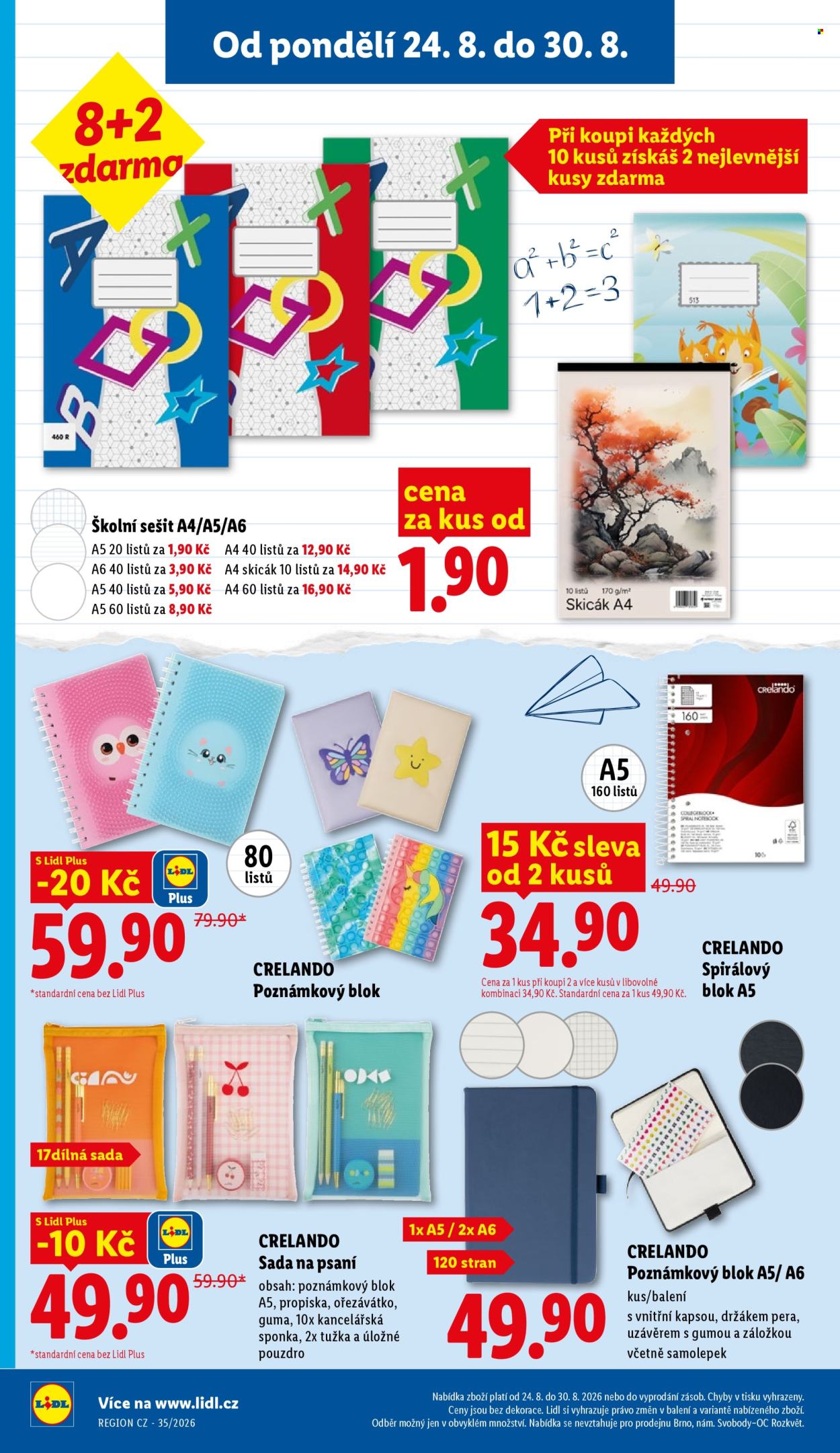Leták Lidl - 24. 8. 2026 - 30. 8. 2026. Strana 4