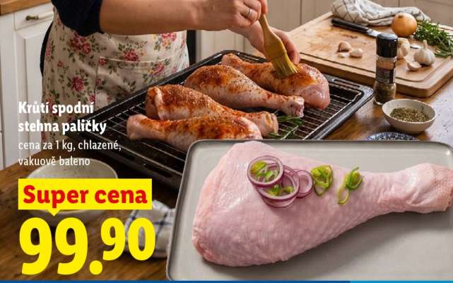 Krůtí spodní stehna paličky