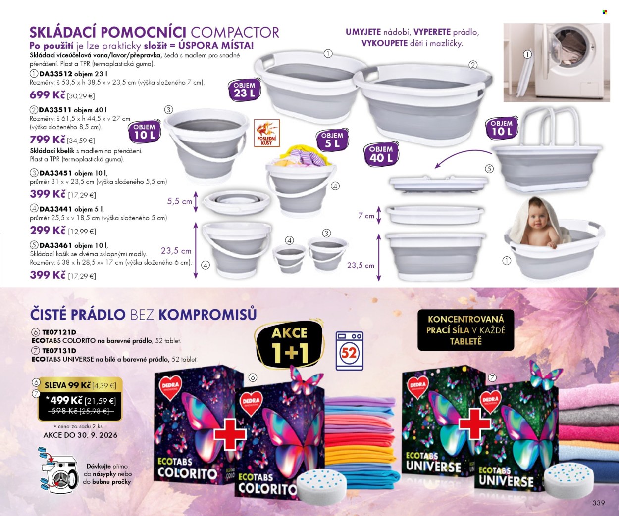 Leták Dedra - 21. 8. 2026 - 30. 9. 2026. Strana 39