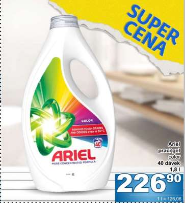 Ariel Prací gel Color