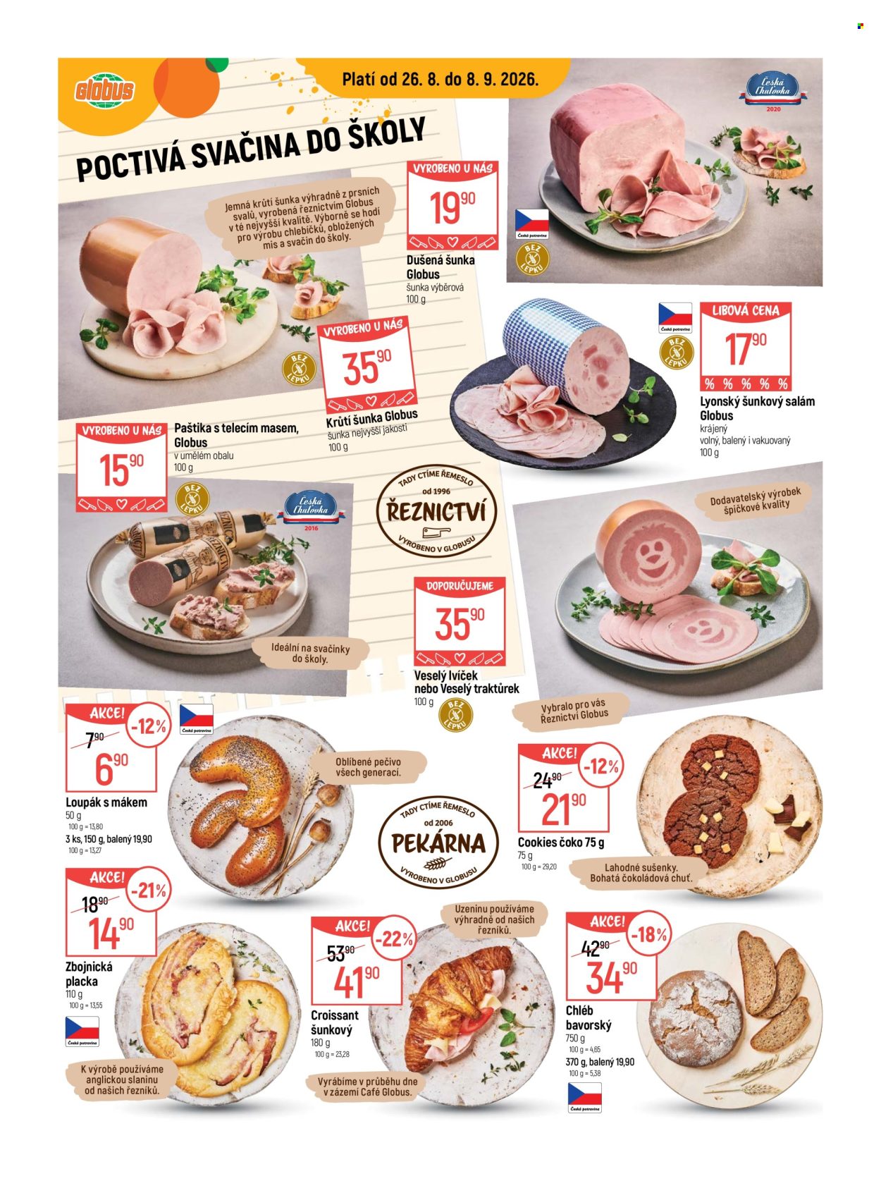 Leták Globus - 26. 8. 2026 - 1. 9. 2026. Strana 15