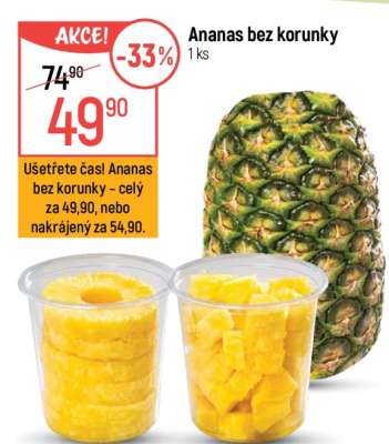 Ananas bez korunky