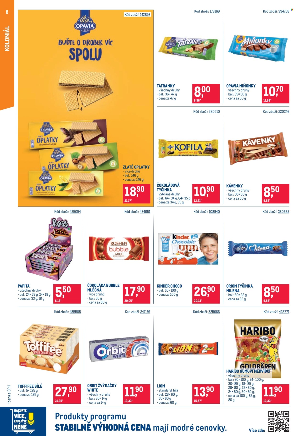 Leták MAKRO - 26. 8. 2026 - 8. 9. 2026. Strana 8