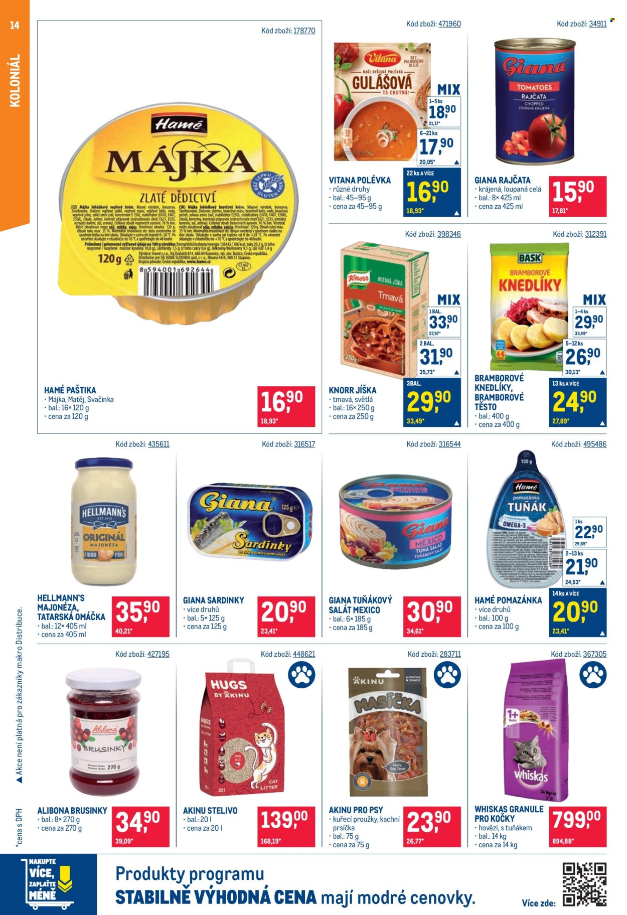 Leták MAKRO - 26. 8. 2026 - 8. 9. 2026. Strana 14