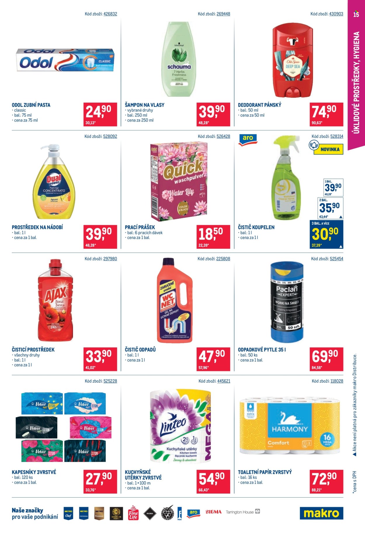 Leták MAKRO - 26. 8. 2026 - 8. 9. 2026. Strana 15