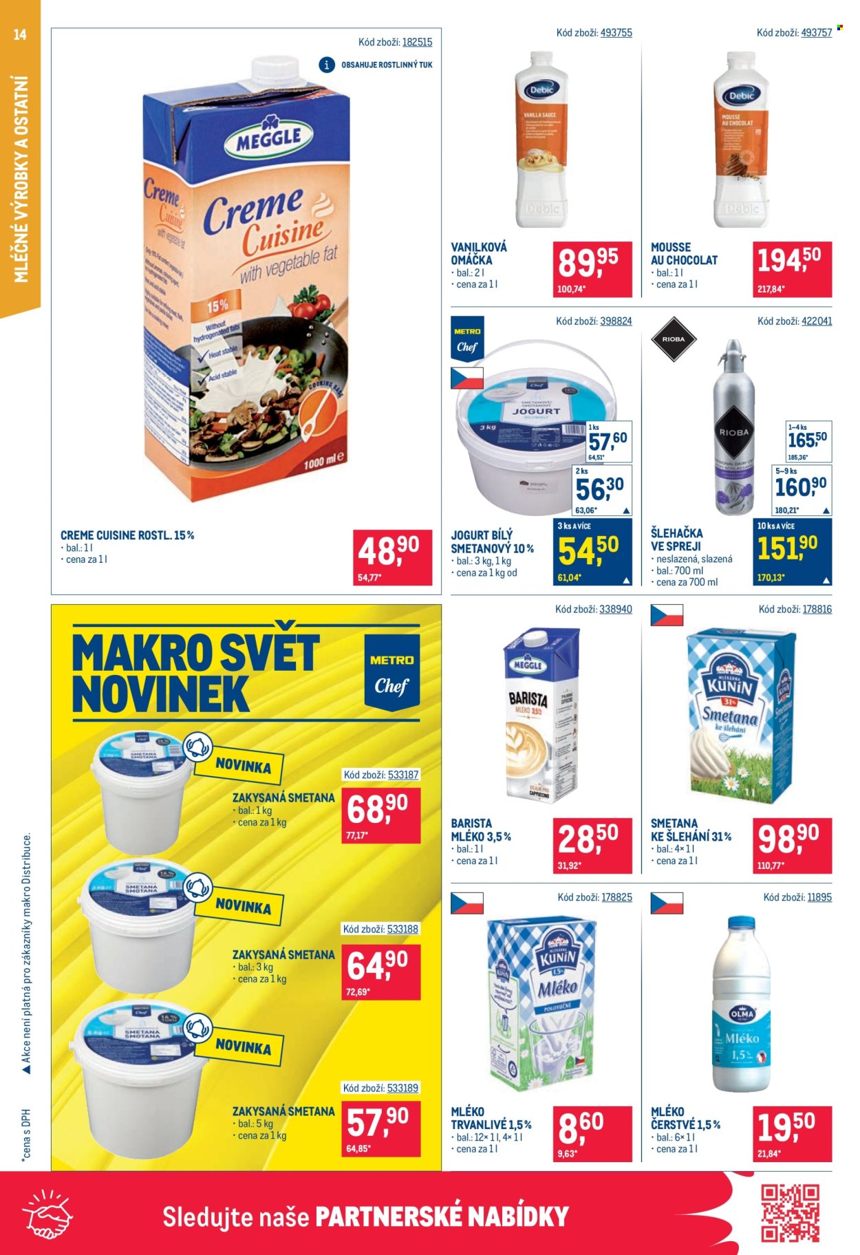 Leták MAKRO - 26. 8. 2026 - 8. 9. 2026. Strana 14