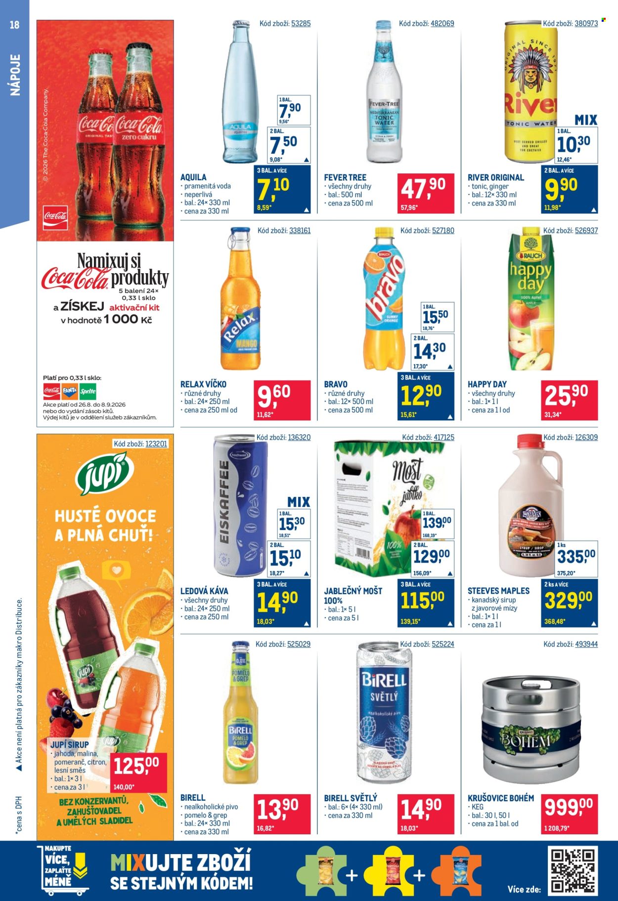 Leták MAKRO - 26. 8. 2026 - 8. 9. 2026. Strana 18