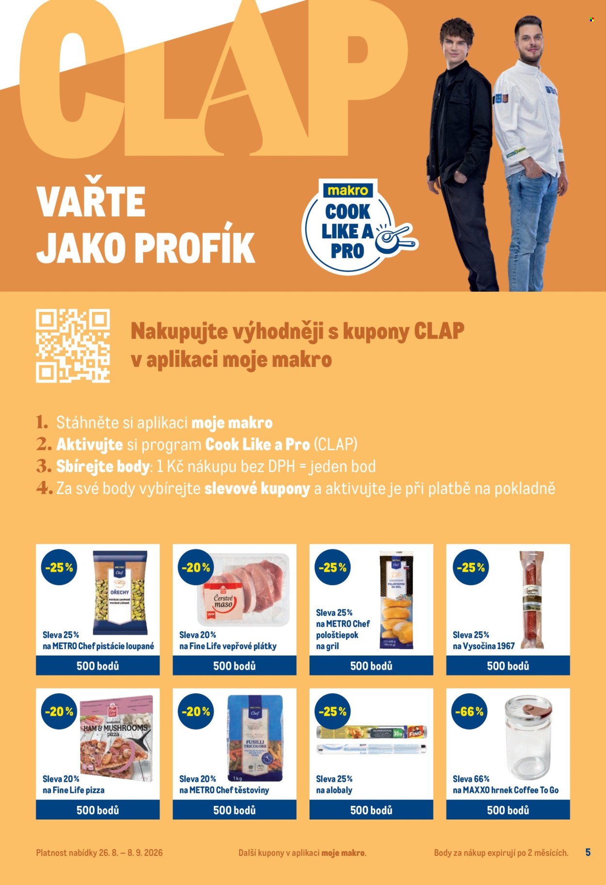 Leták MAKRO - 26. 8. 2026 - 8. 9. 2026. Strana 5