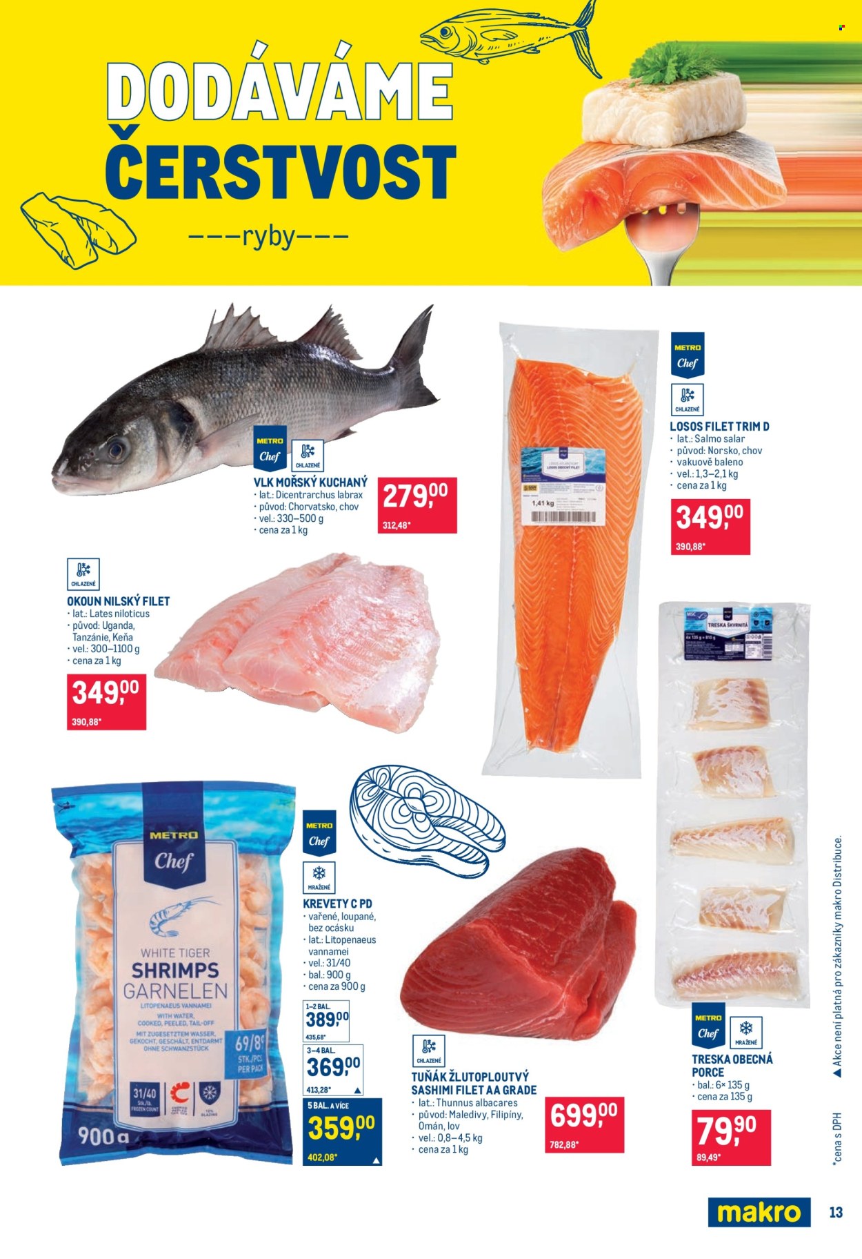 Leták MAKRO - 26. 8. 2026 - 8. 9. 2026. Strana 13