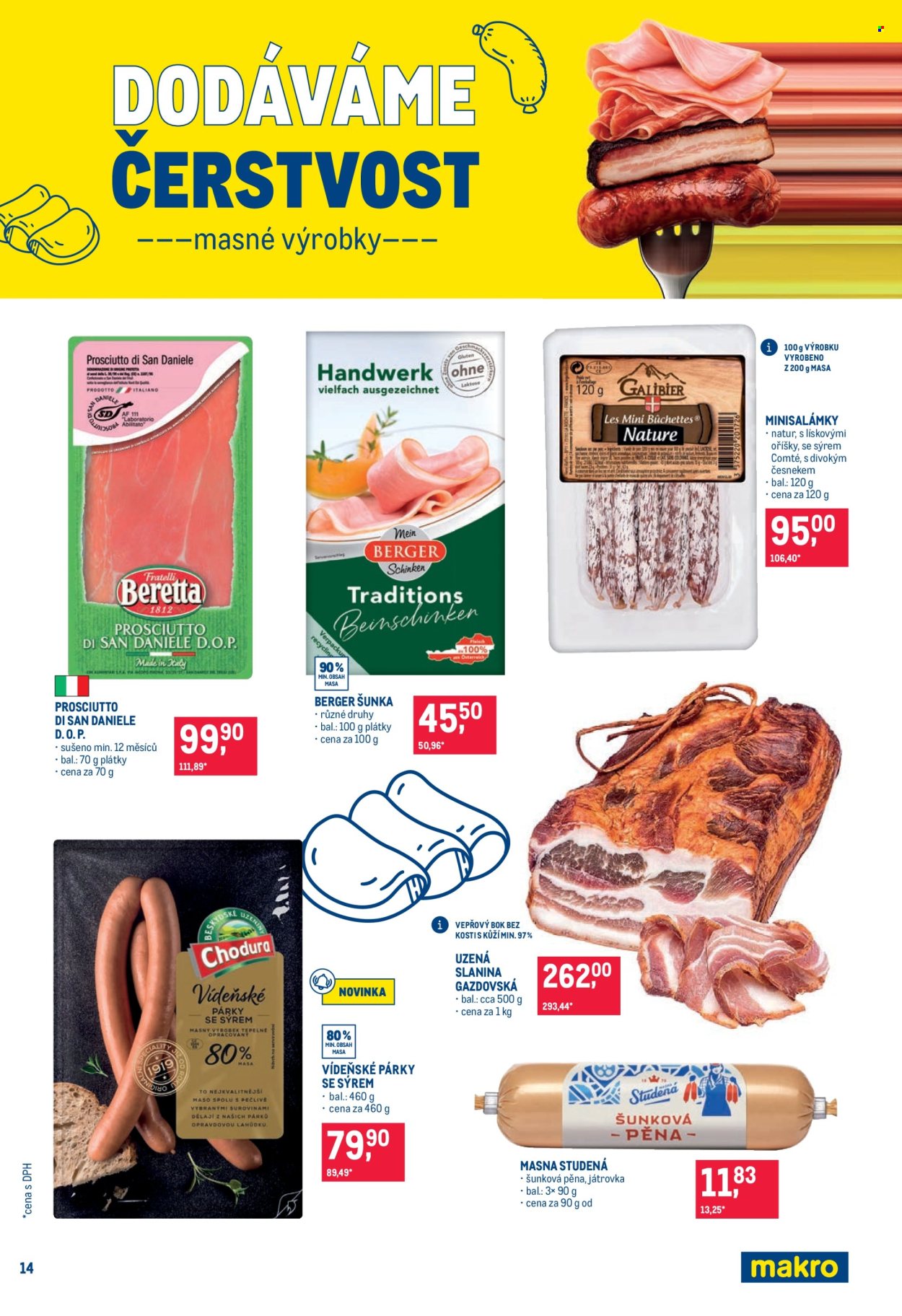 Leták MAKRO - 26. 8. 2026 - 8. 9. 2026. Strana 14