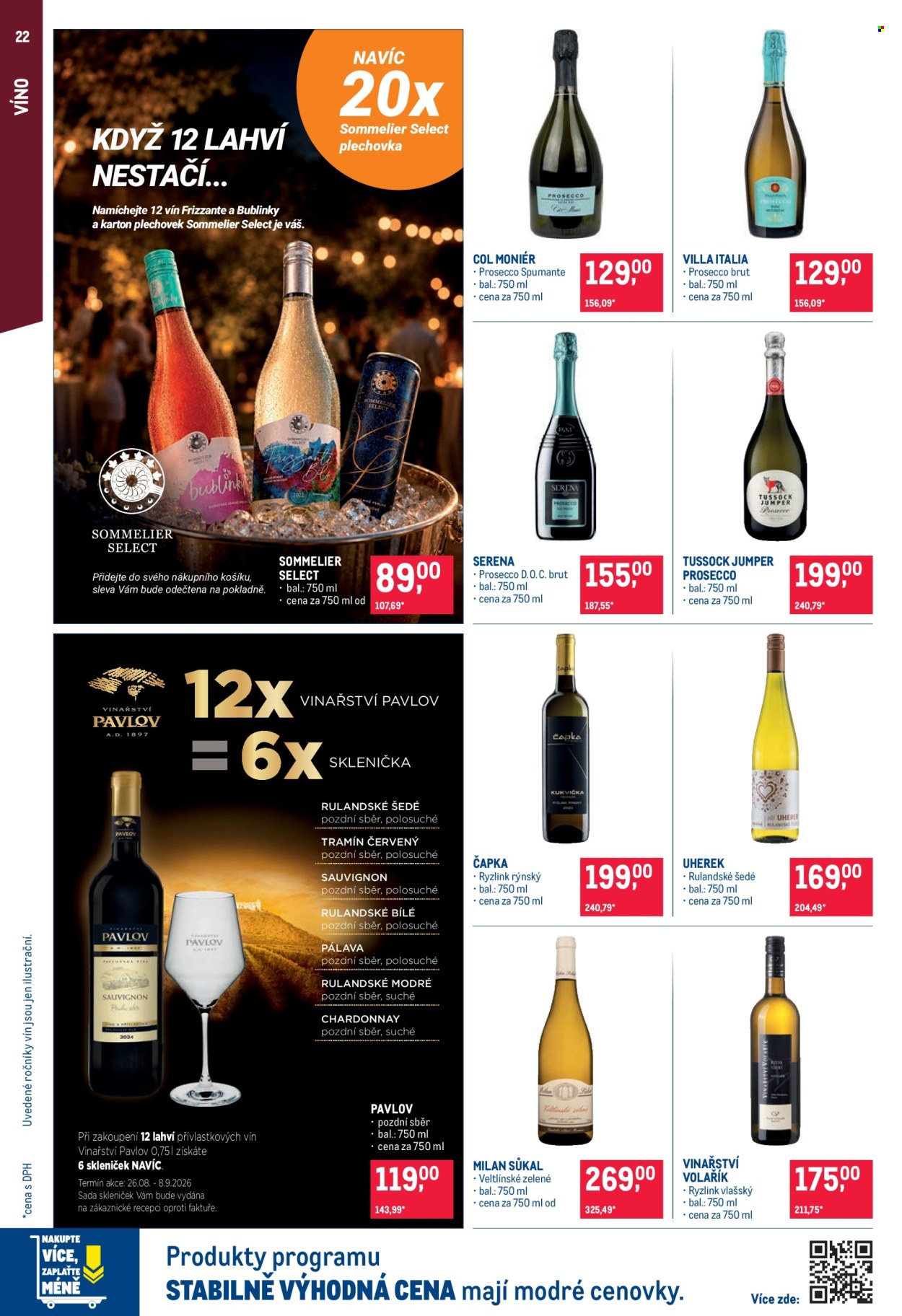 Leták MAKRO - 26. 8. 2026 - 8. 9. 2026. Strana 22