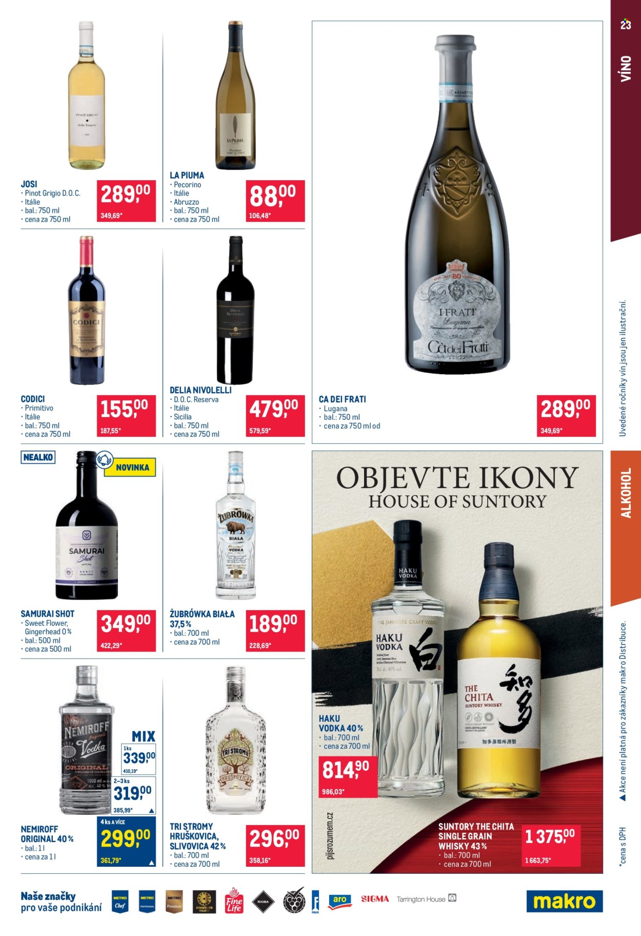 Leták MAKRO - 26. 8. 2026 - 8. 9. 2026. Strana 23