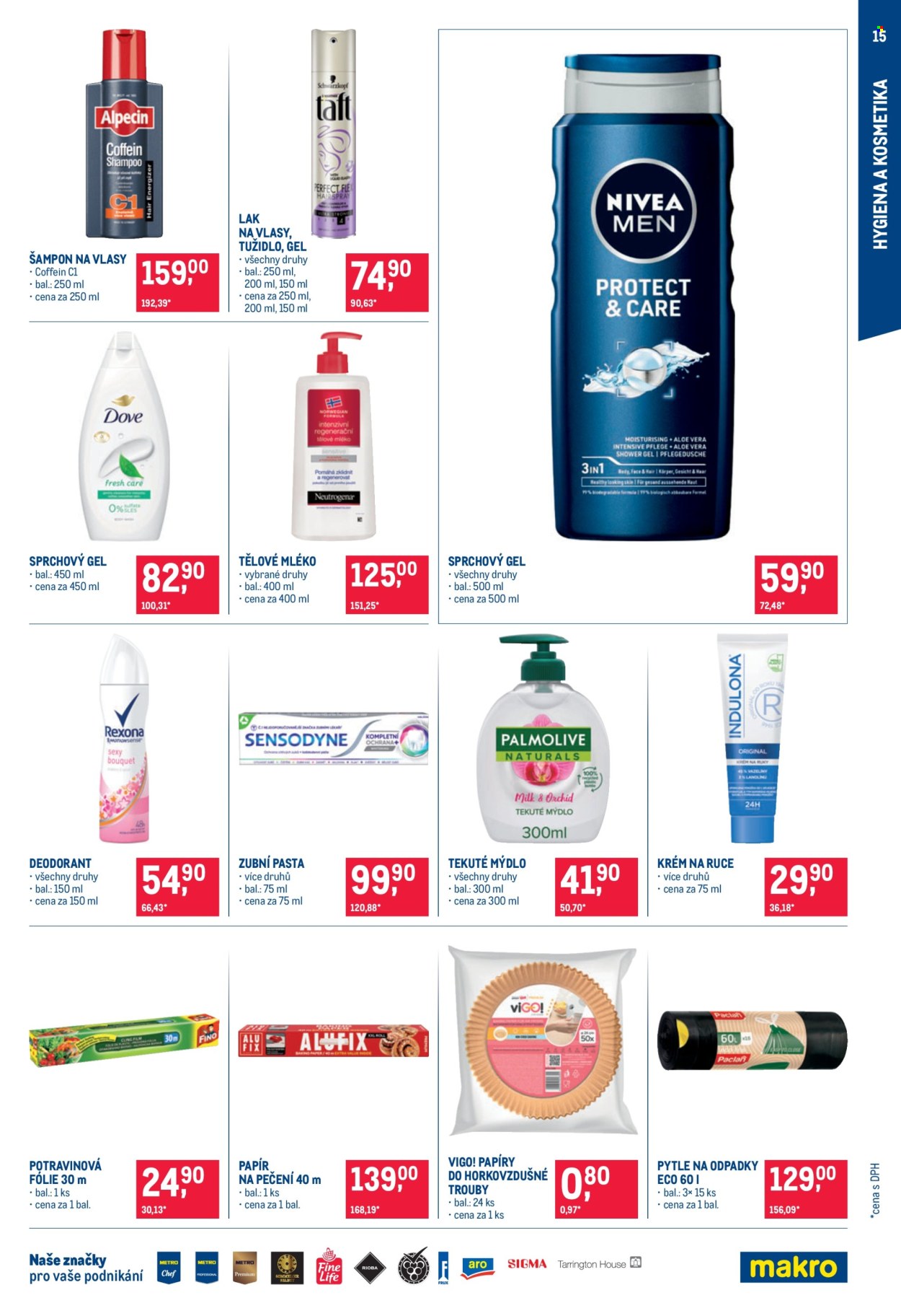 Leták MAKRO - 26. 8. 2026 - 8. 9. 2026. Strana 15