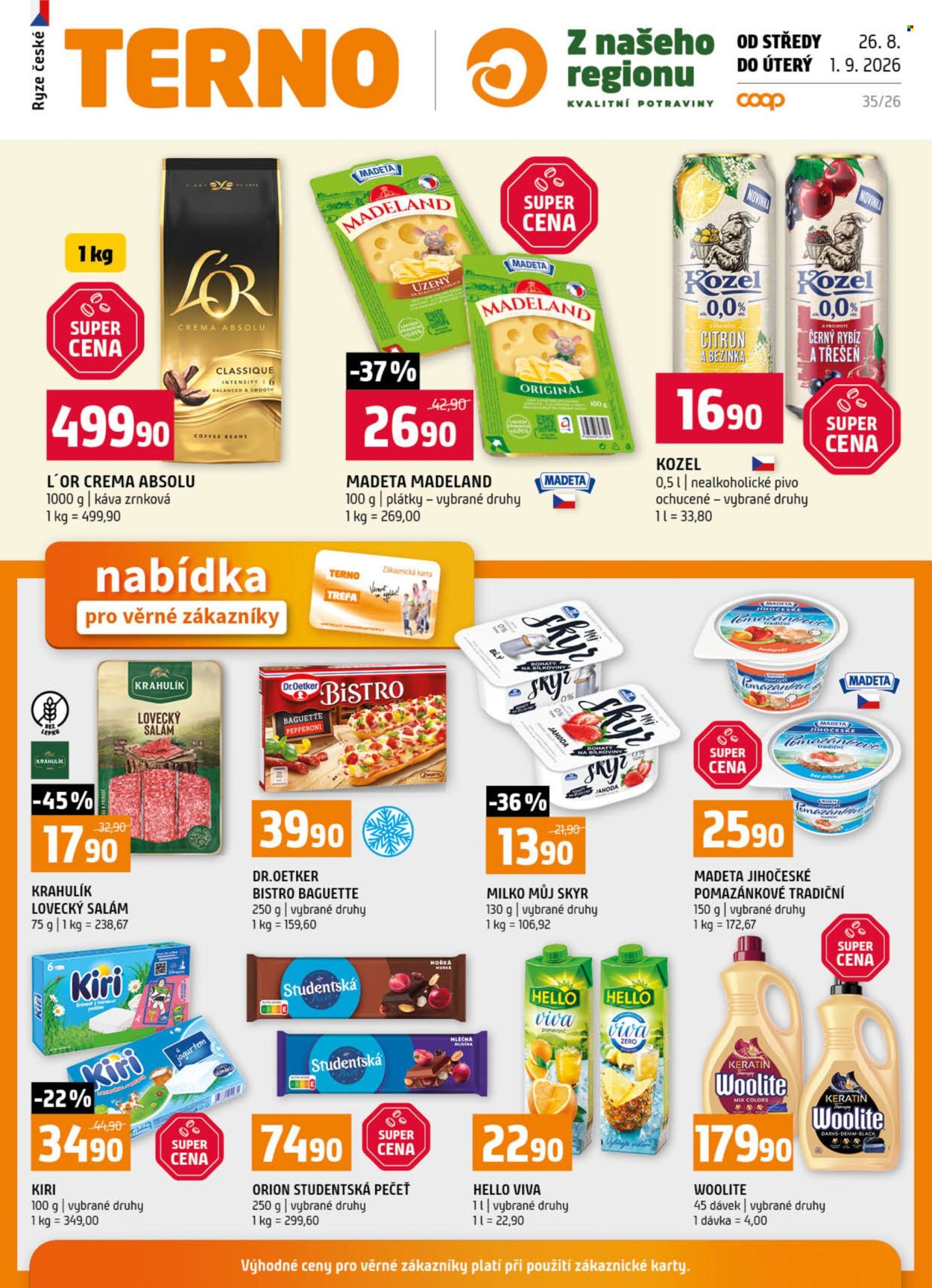 Leták coop TERNO - 26. 8. 2026 - 1. 9. 2026. Strana 20