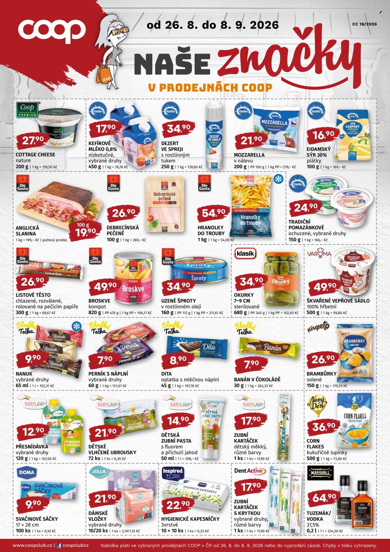 Leták TREFA coop - 26. 8. 2026 - 8. 9. 2026. Strana 2