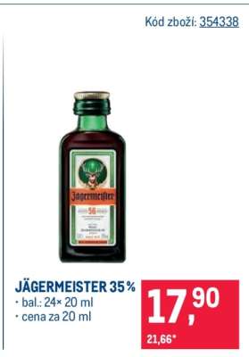 Jägermeister 35%
