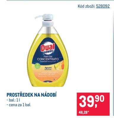 Prostředek na nádobí
