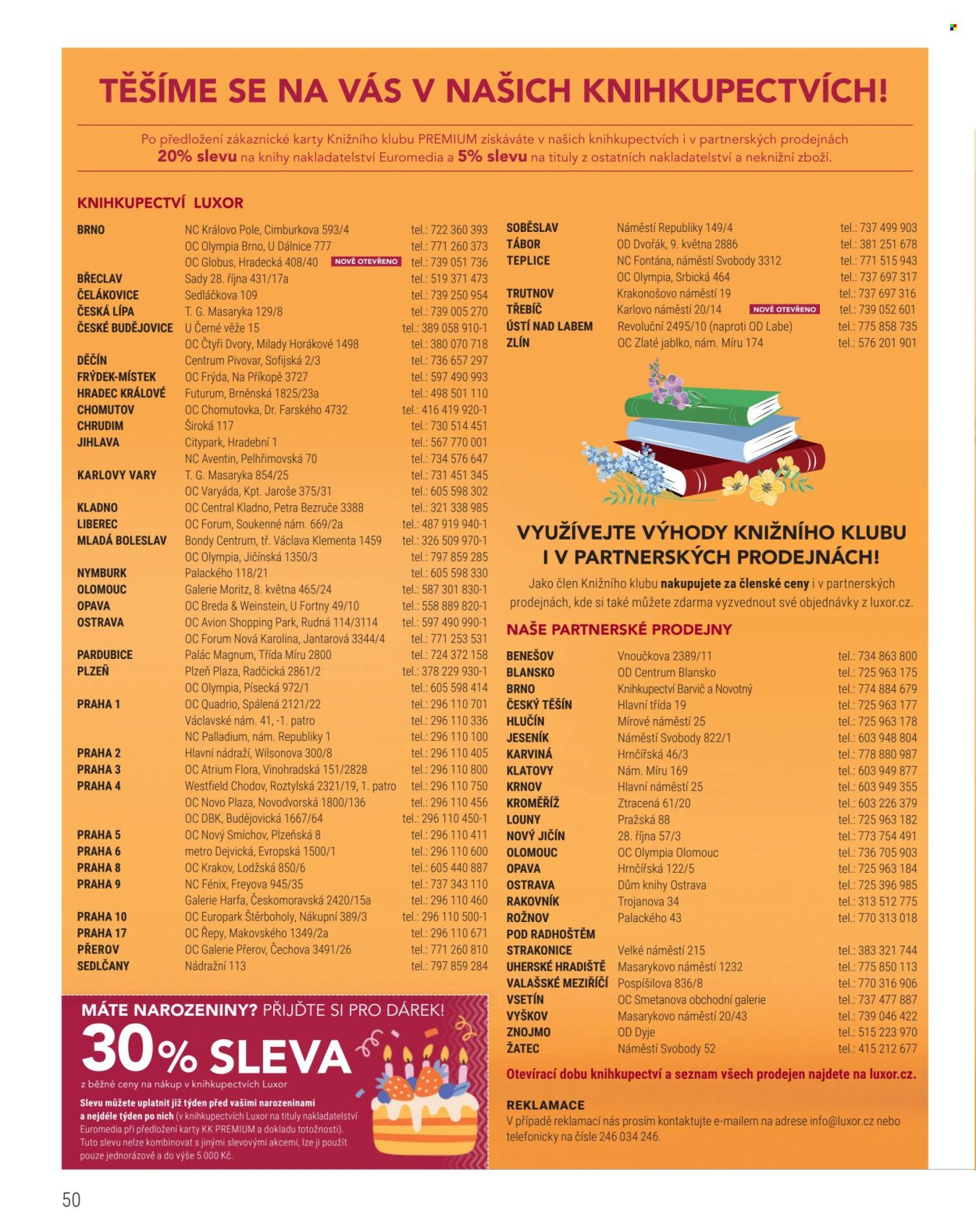 Leták Knižní klub - 1. 9. 2026 - 31. 10. 2026. Strana 50