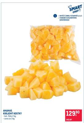 ANANAS KRÁJENÝ KOSTKY