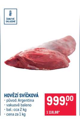 Hovězí svíčková