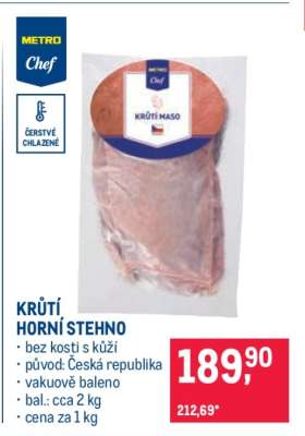 KRŮTÍ HORNÍ STEHNO