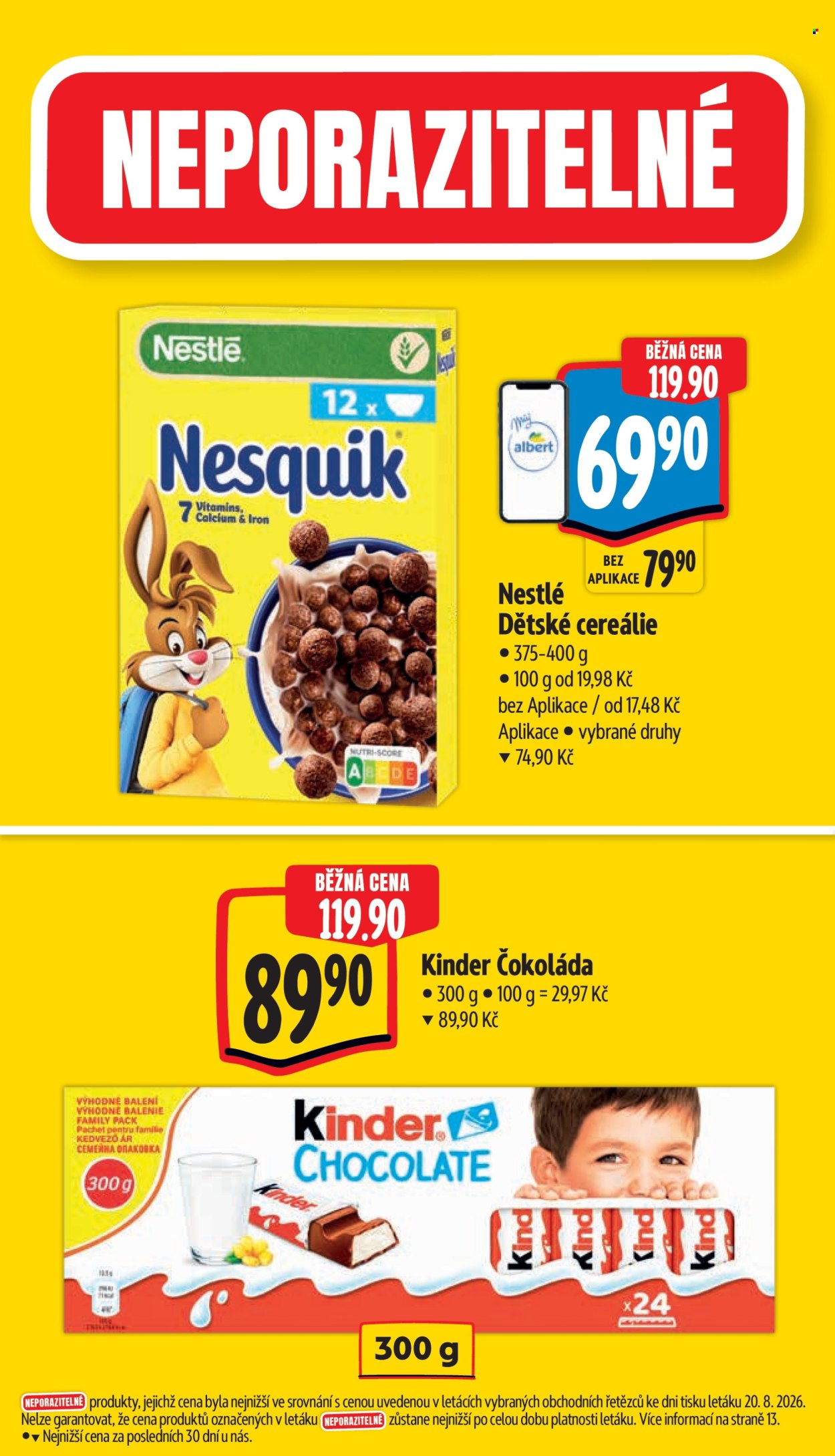 Leták Albert Supermarket - 26. 8. 2026 - 1. 9. 2026. Strana 4
