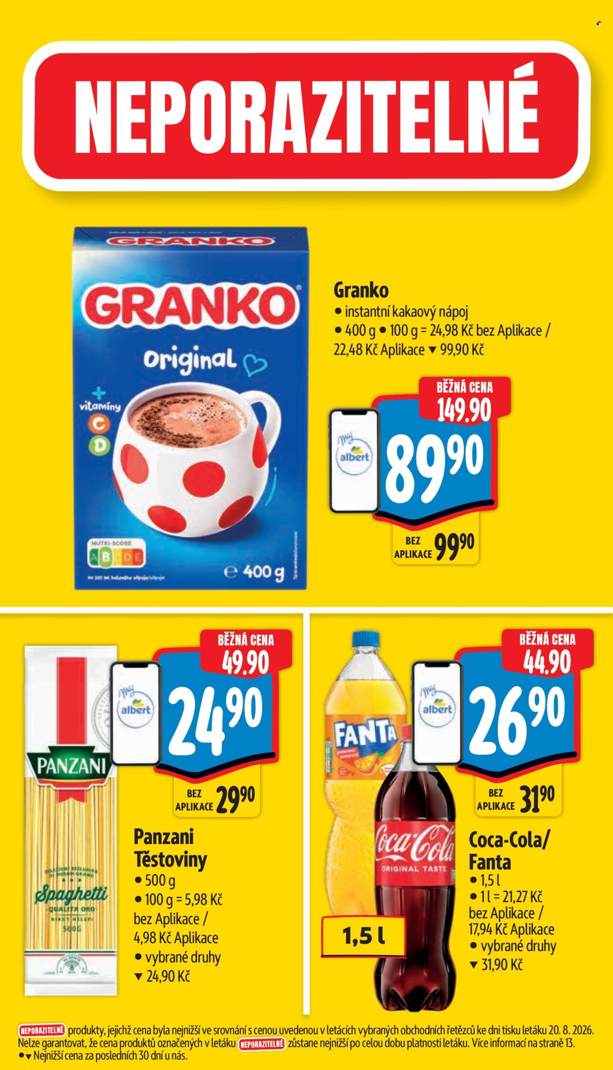 Leták Albert Supermarket - 26. 8. 2026 - 1. 9. 2026. Strana 5