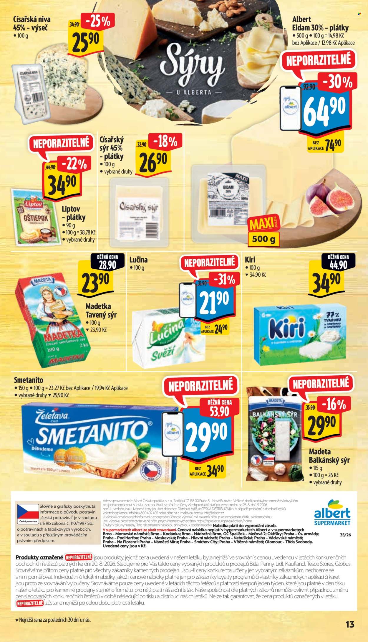 Leták Albert Supermarket - 26. 8. 2026 - 1. 9. 2026. Strana 23