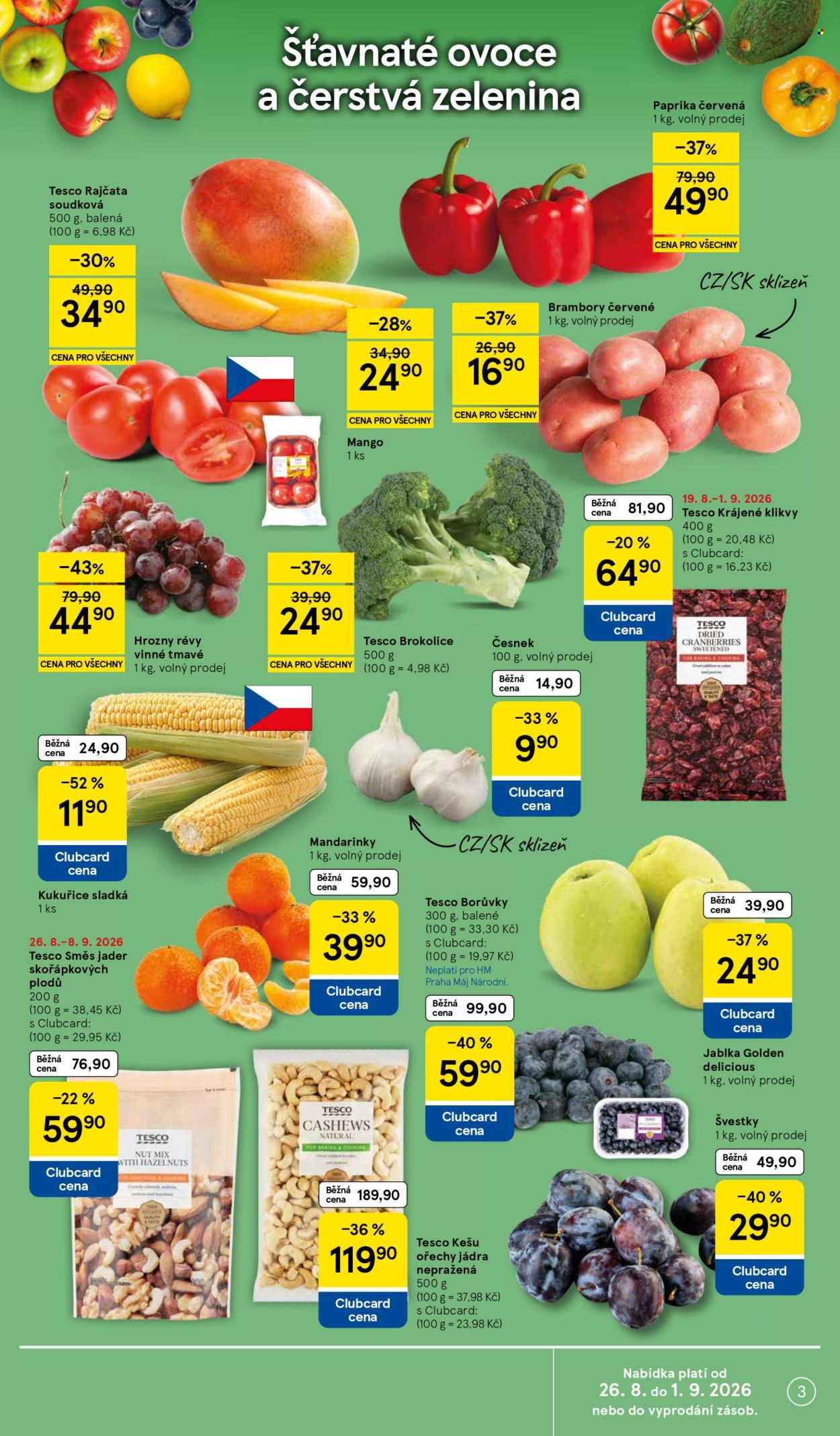 Leták TESCO - 26. 8. 2026 - 1. 9. 2026. Strana 3