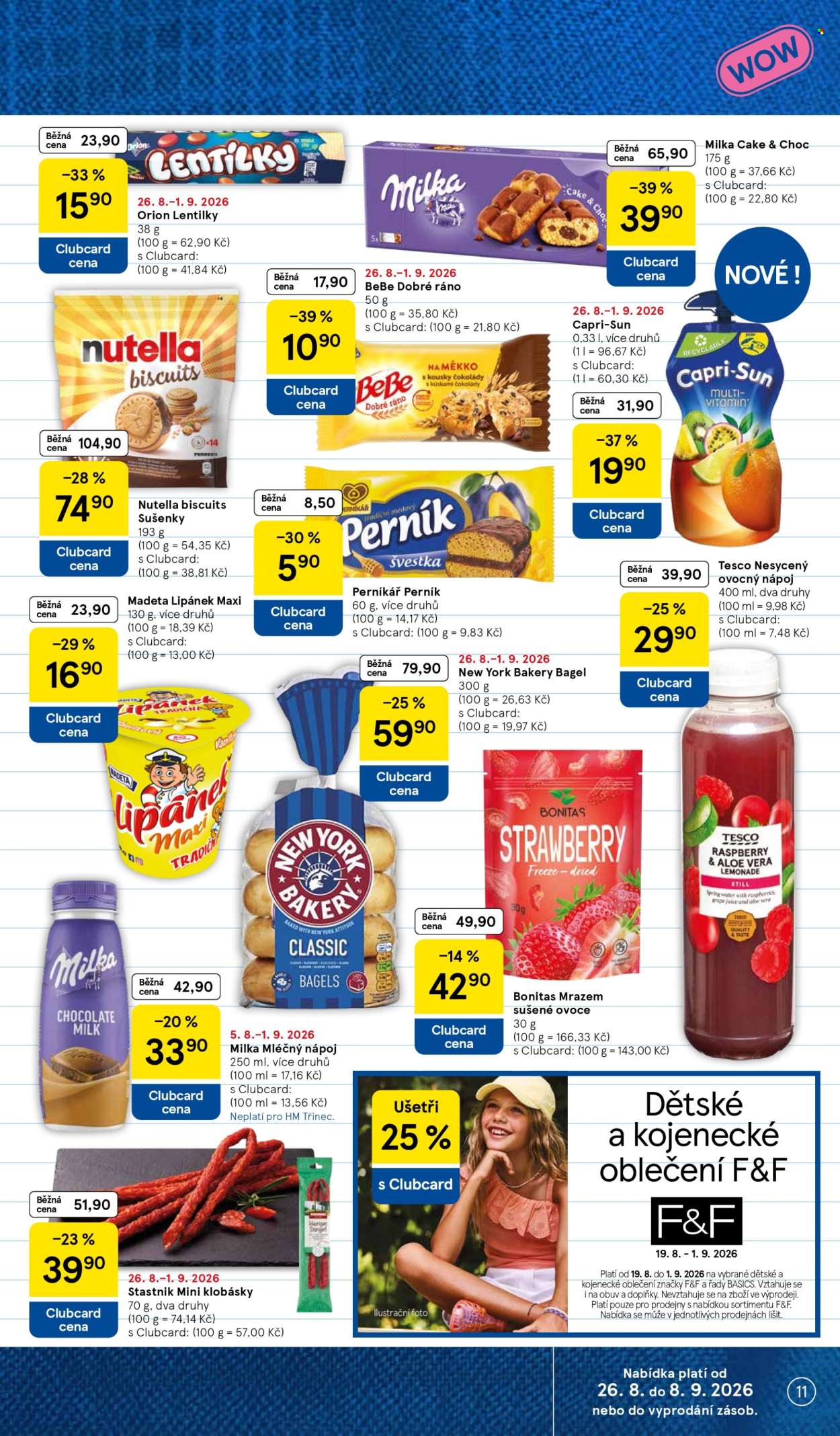 Leták TESCO - 26. 8. 2026 - 1. 9. 2026. Strana 11