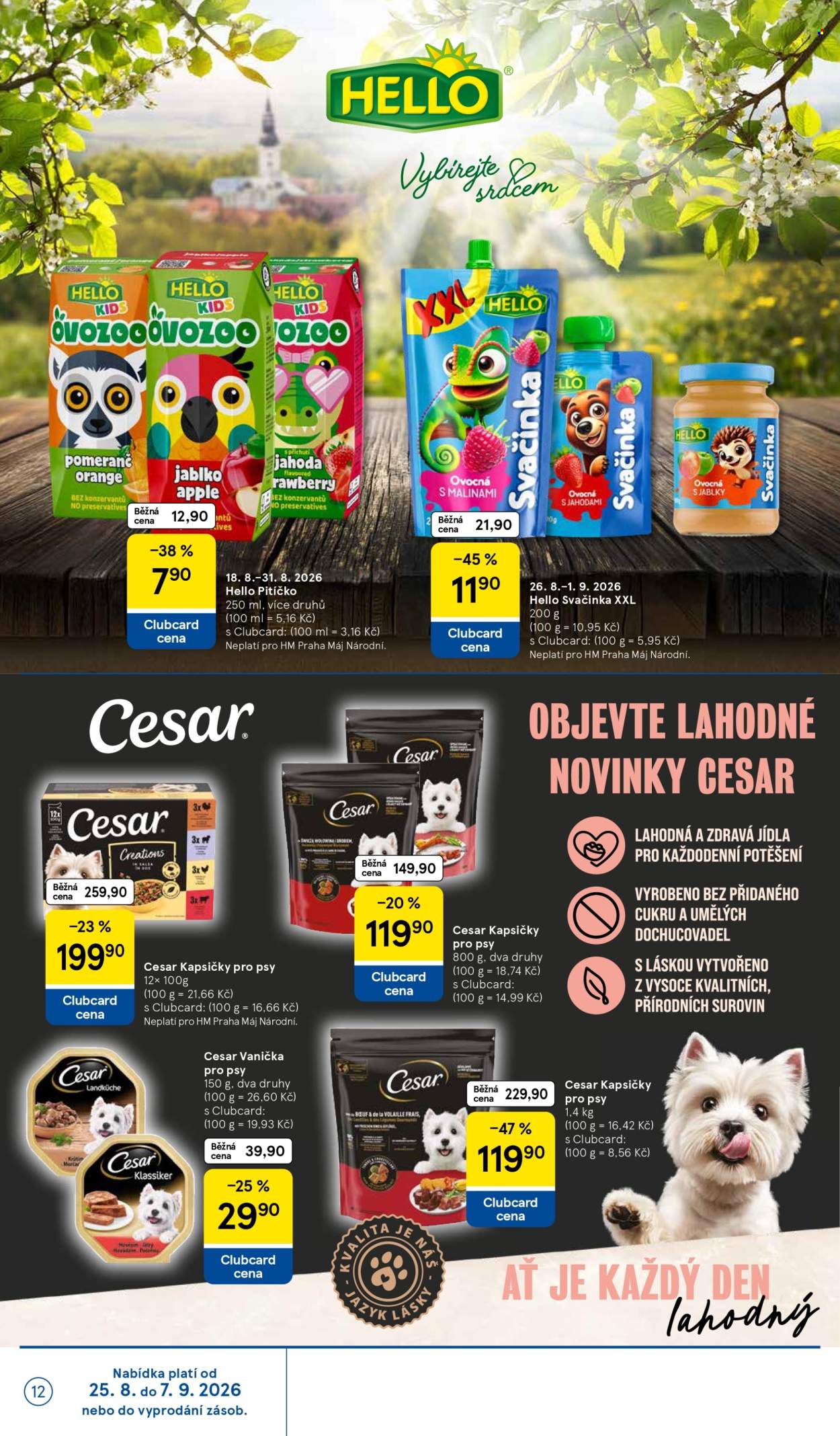 Leták TESCO - 26. 8. 2026 - 1. 9. 2026. Strana 12