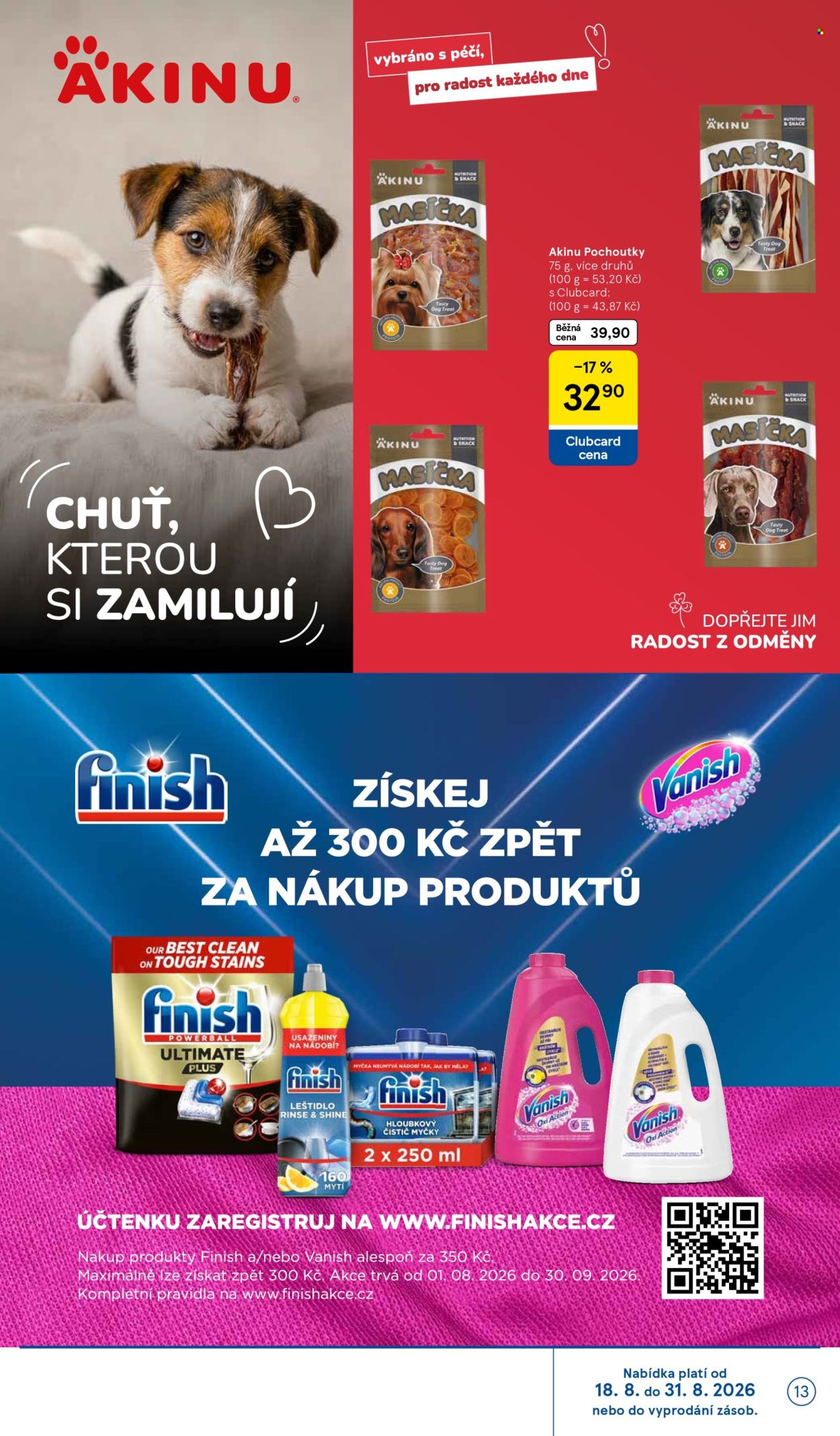 Leták TESCO - 26. 8. 2026 - 1. 9. 2026. Strana 13
