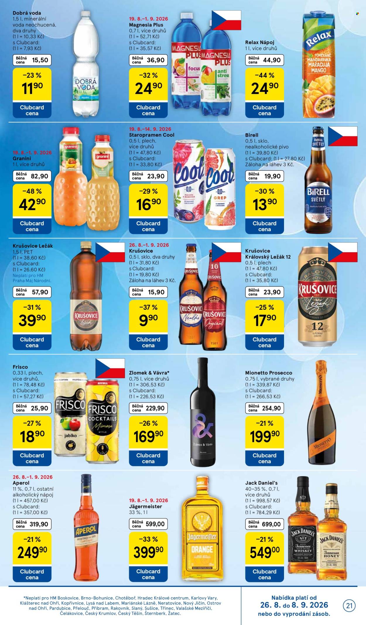 Leták TESCO - 26. 8. 2026 - 1. 9. 2026. Strana 21