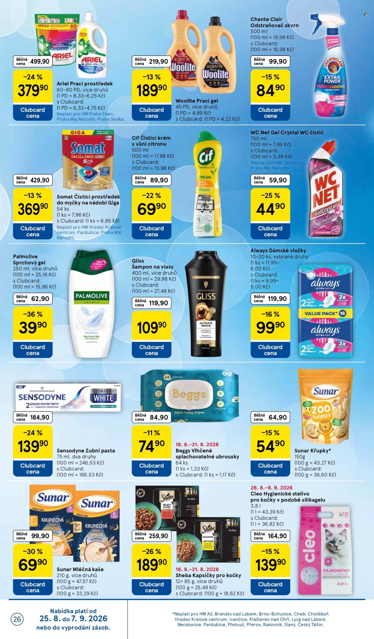 Leták TESCO - 26. 8. 2026 - 1. 9. 2026. Strana 26
