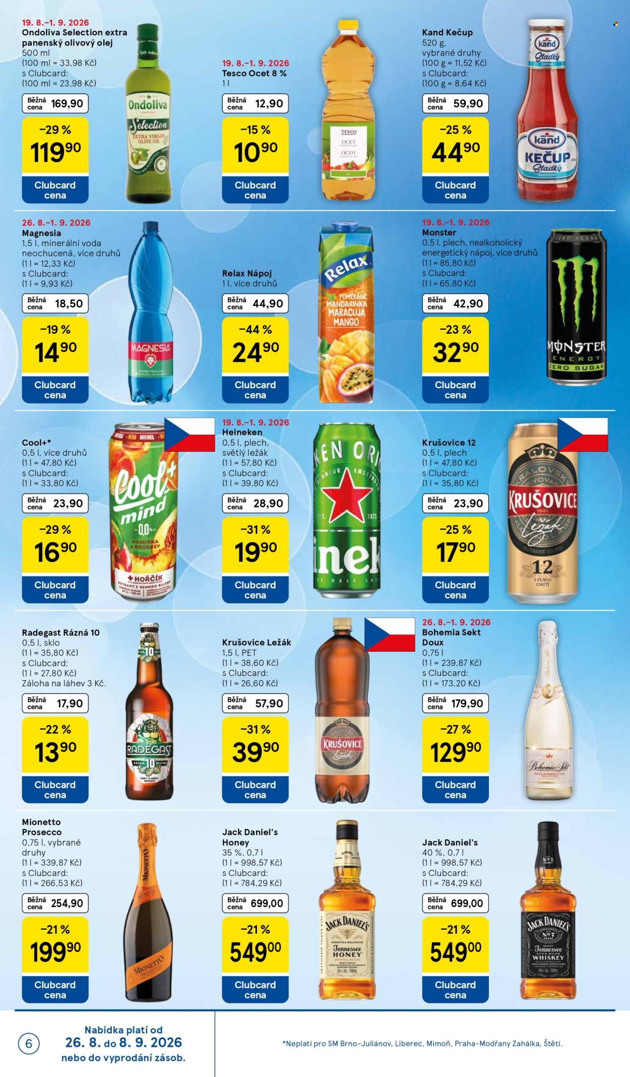 Leták TESCO supermarket - 26. 8. 2026 - 1. 9. 2026. Strana 6