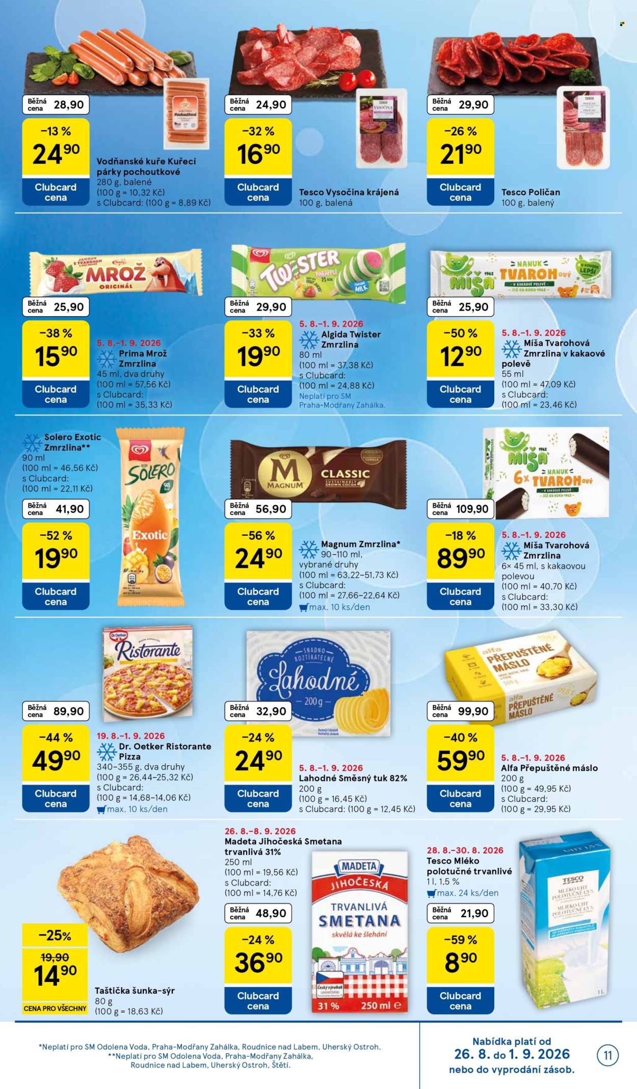 Leták TESCO supermarket - 26. 8. 2026 - 1. 9. 2026. Strana 11