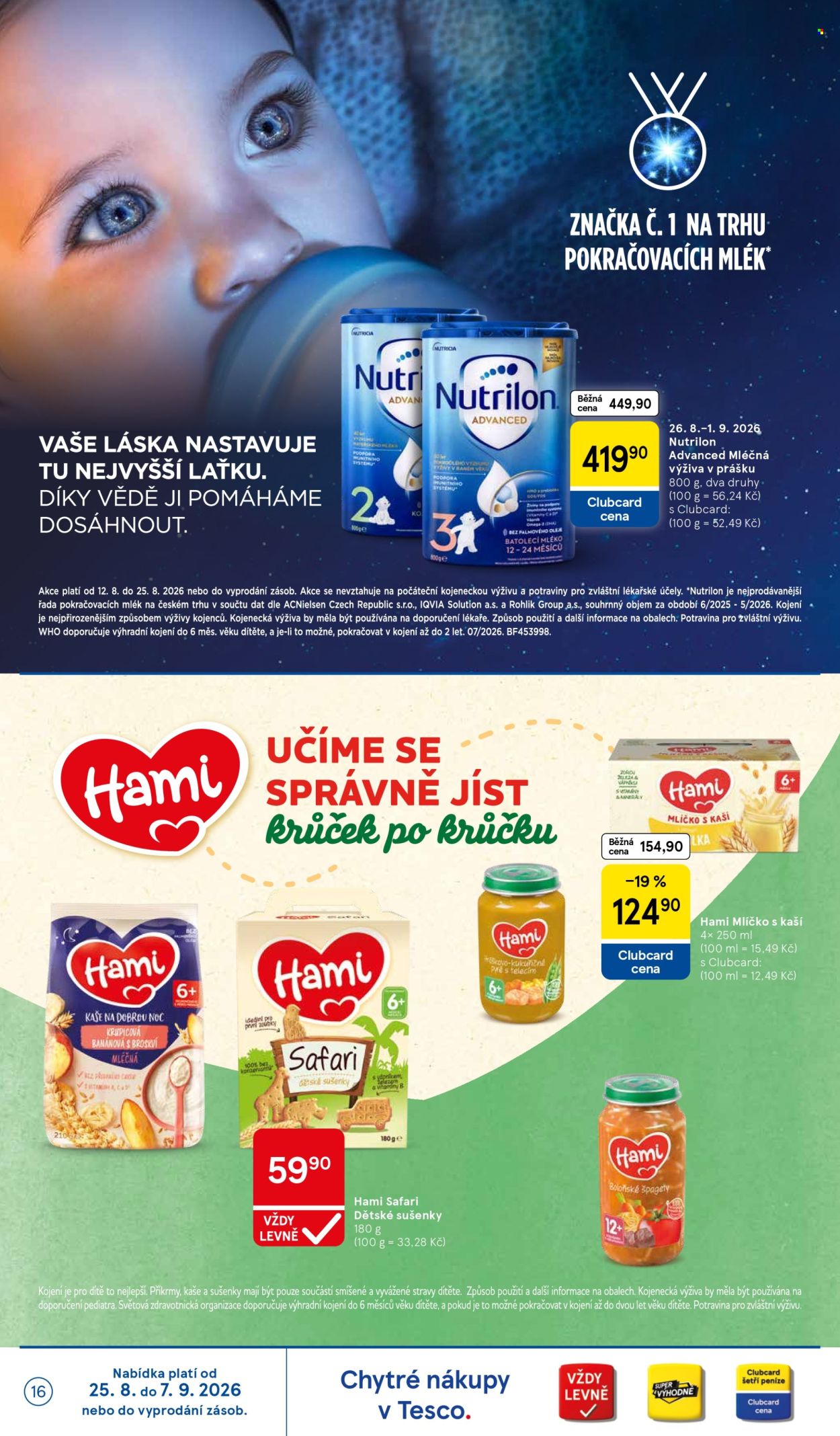 Leták TESCO supermarket - 26. 8. 2026 - 1. 9. 2026. Strana 16