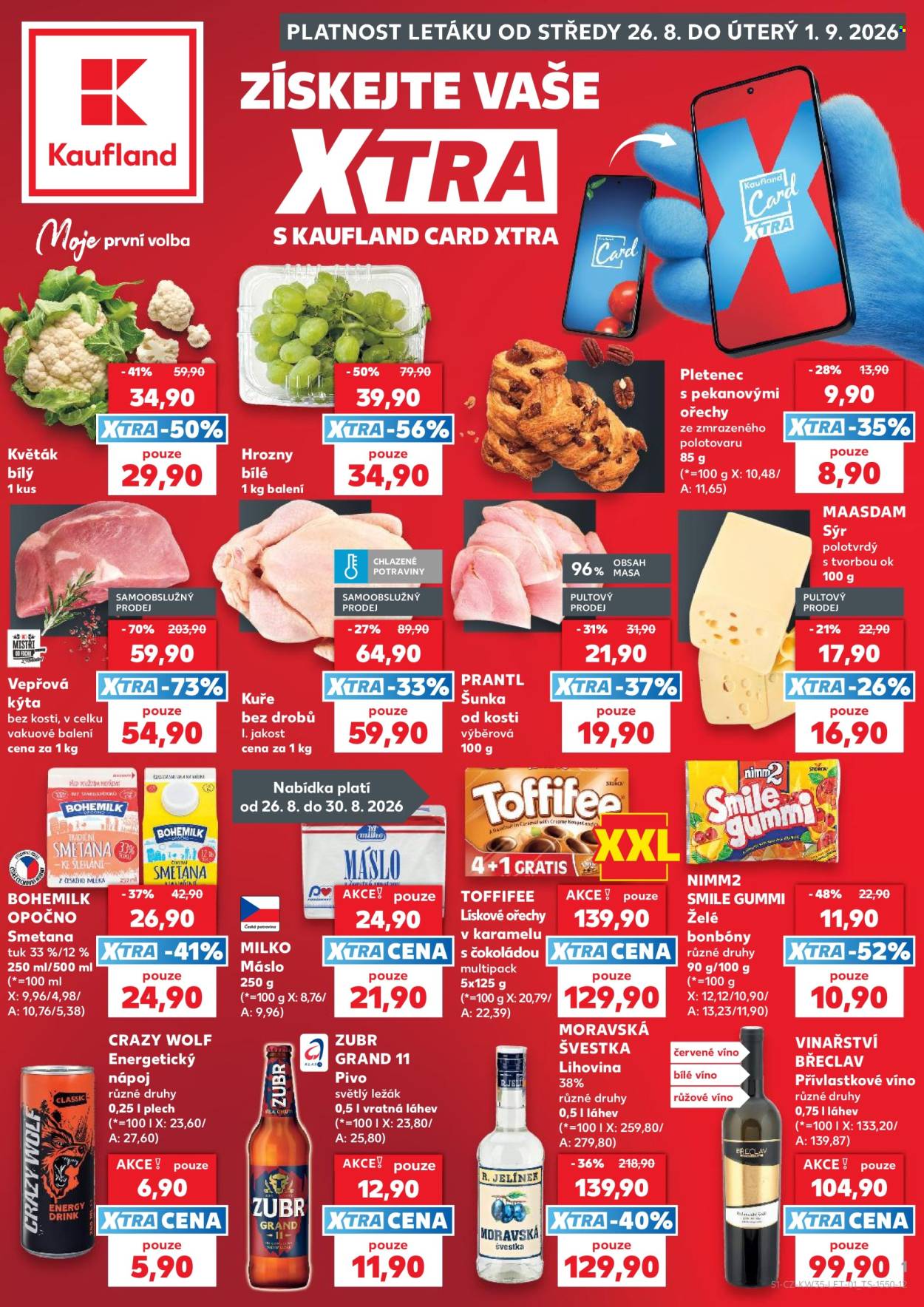 Leták Kaufland - 26. 8. 2026 - 1. 9. 2026. Strana 1