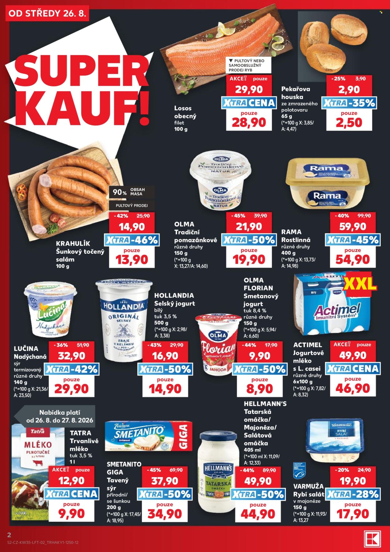 Leták Kaufland - 26. 8. 2026 - 1. 9. 2026. Strana 2