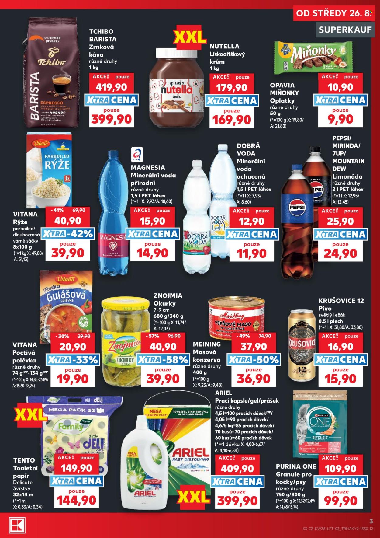 Leták Kaufland - 26. 8. 2026 - 1. 9. 2026. Strana 3