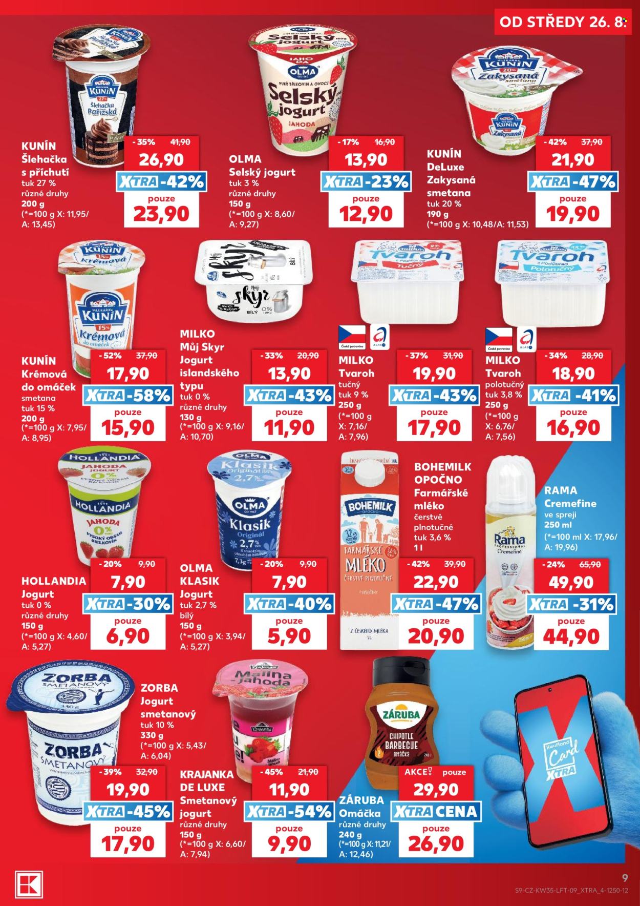 Leták Kaufland - 26. 8. 2026 - 1. 9. 2026. Strana 9