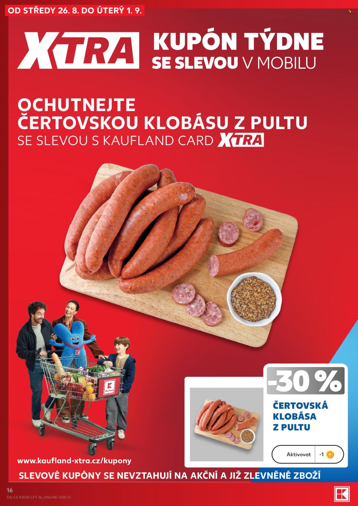 Leták Kaufland - 26. 8. 2026 - 1. 9. 2026. Strana 16