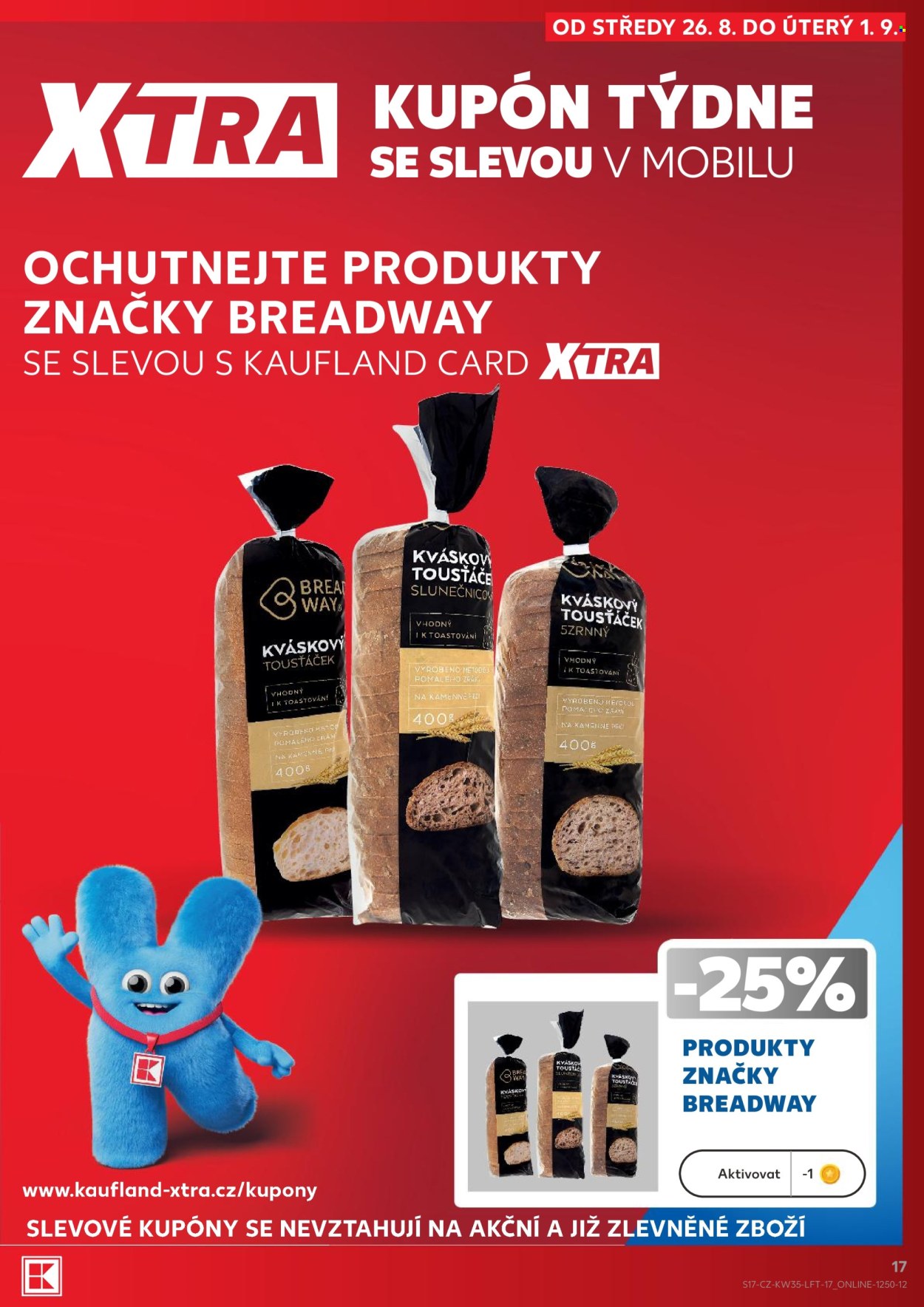 Leták Kaufland - 26. 8. 2026 - 1. 9. 2026. Strana 17