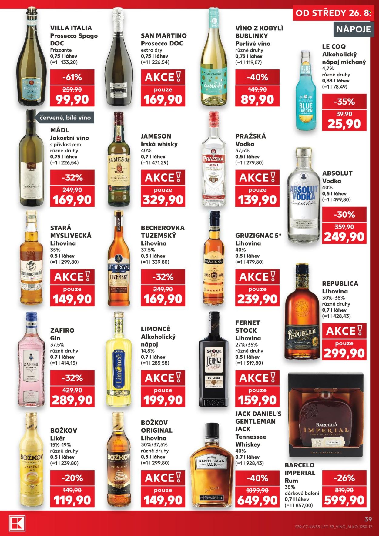 Leták Kaufland - 26. 8. 2026 - 1. 9. 2026. Strana 39
