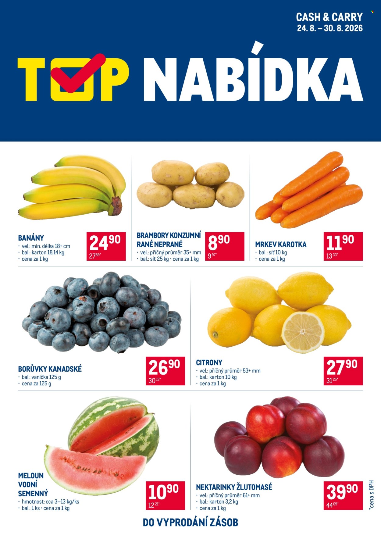 Leták MAKRO - 24. 8. 2026 - 30. 8. 2026. Strana 1