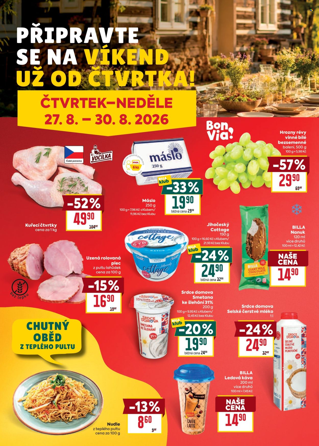 Leták BILLA - 26. 8. 2026 - 1. 9. 2026. Strana 36