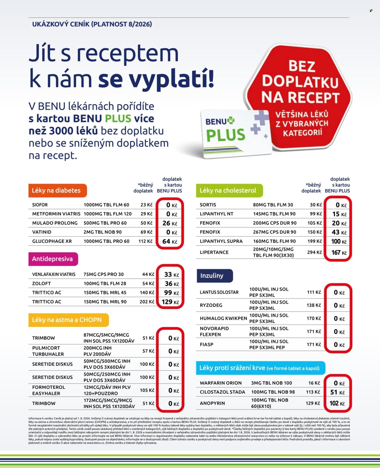 Leták BENU Lékárna - 1. 9. 2026 - 30. 9. 2026. Strana 18