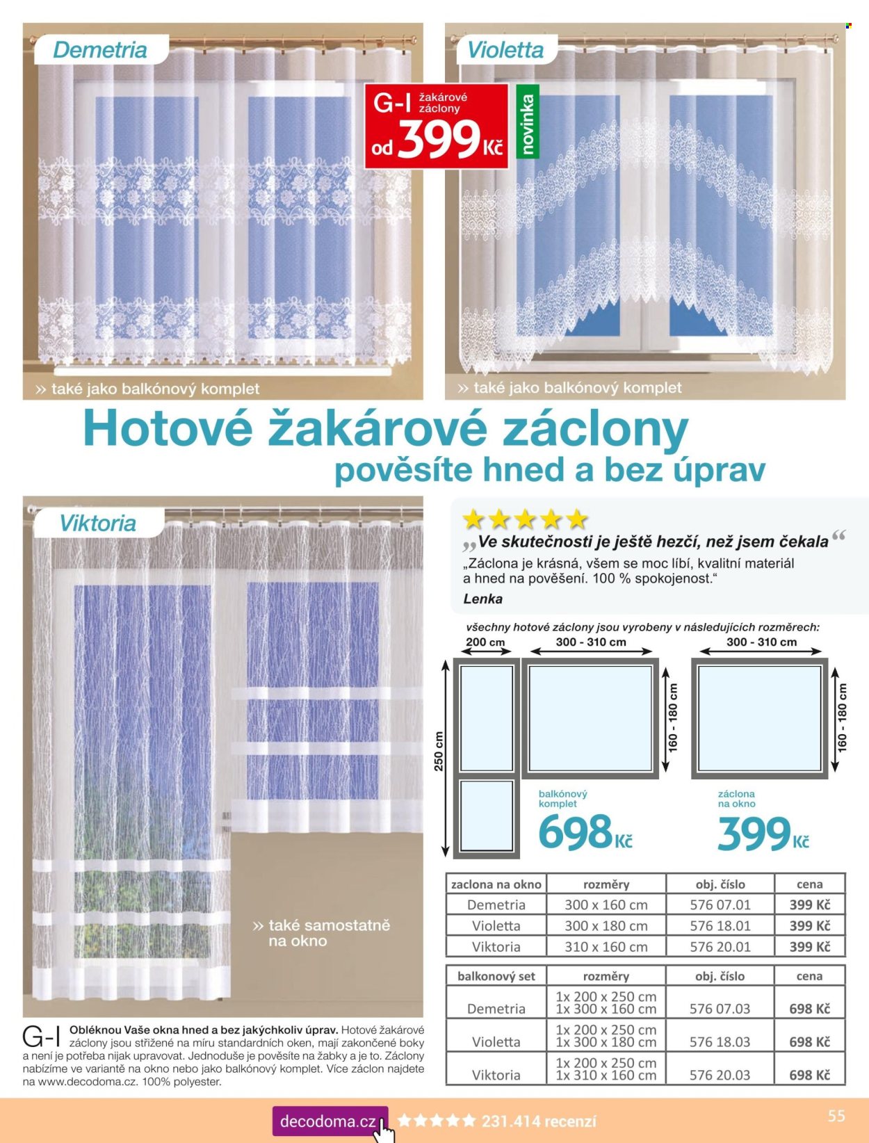 Leták decoDoma - 25. 8. 2026 - 31. 1. 2027. Strana 55